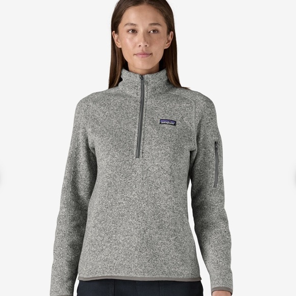 Patagonia women’s better sweater 1/4 zip gray S - Picture 1 of 6